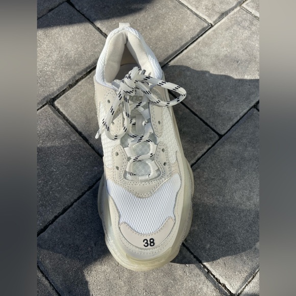 Balenciaga triple s sneaker white/clear - Picture 6 of 7